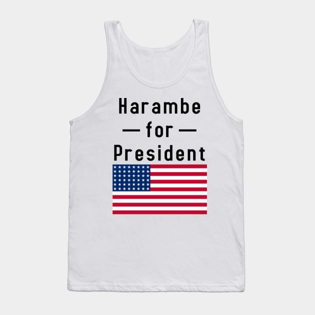 Harambe for President Tank Top by tziggles